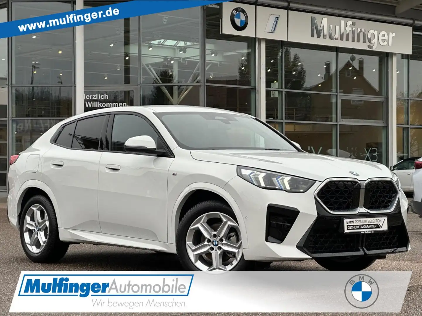BMW X2 xDrive20d M Sport ACC HUD Lenkradh.SuView.AHK Weiß - 1