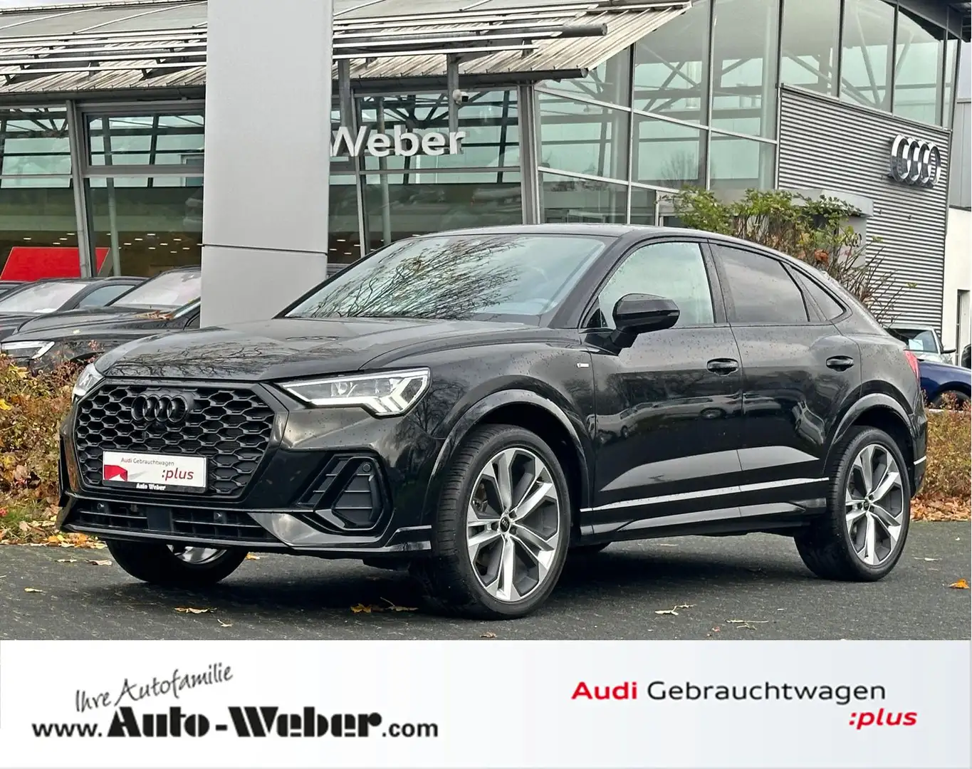 Audi Q3 Sportback 35TFSI S LINE BLACK PANO ACC SONOS Schwarz - 1