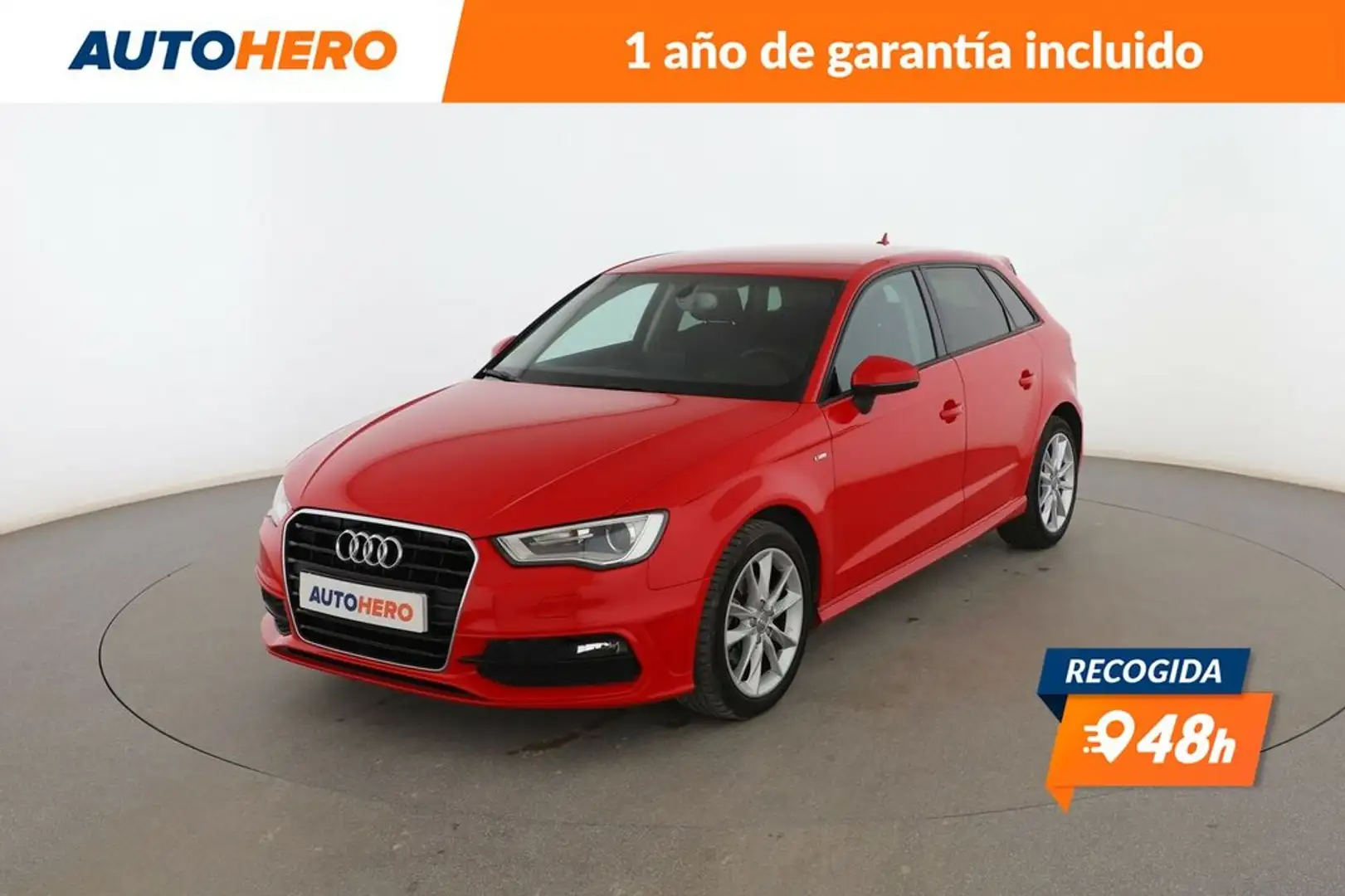 Audi A3 1.6 TDI Attraction Sportback Rood - 1