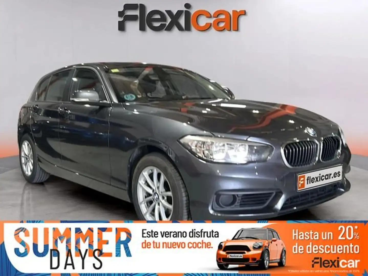 BMW 120 120d Gris - 1