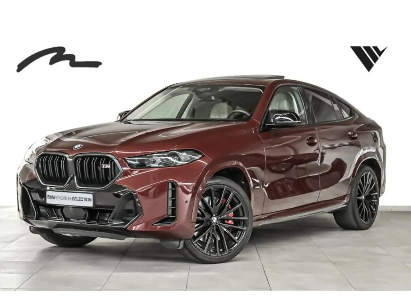 BMW X6 xDrive M60i- 2ans/jaar garantie NEW PRICE €17676 Rouge - 1