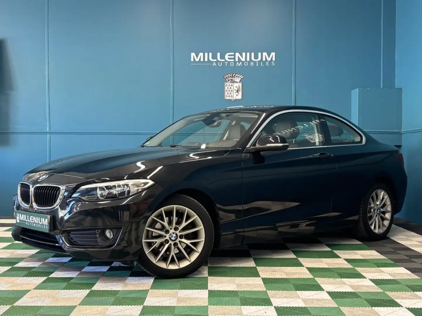 BMW 218 SERIE COUPE (F22) 218D 143CH LOUNGE Noir - 1