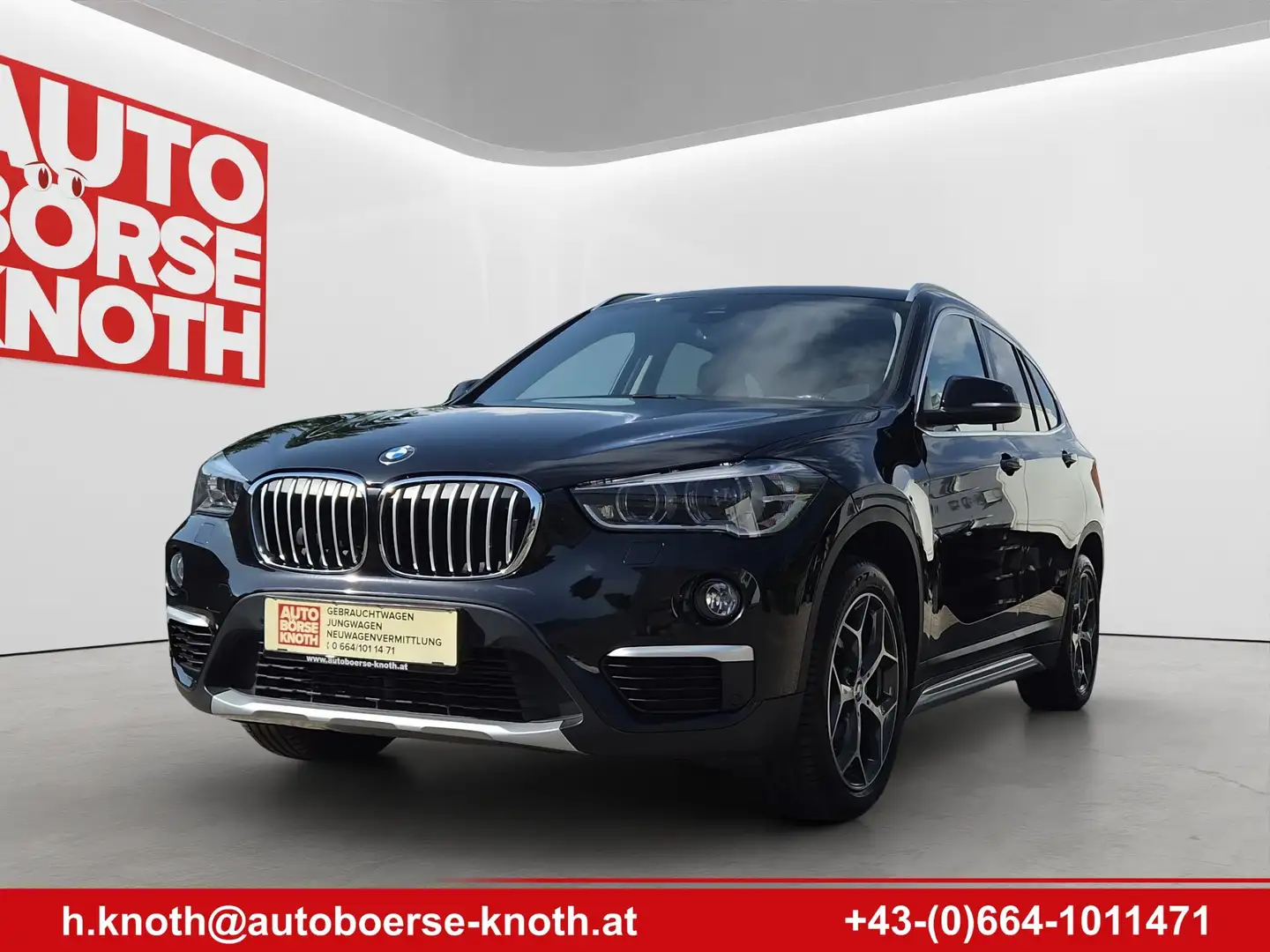 BMW X1 xDrive 18 d xLine, LED, Navi,PDC, Sitzheizung,WKR Schwarz - 2