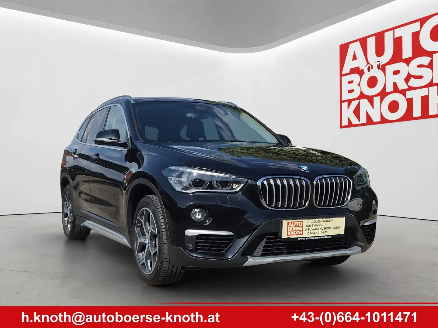 BMW X1 xDrive 18 d xLine, LED, Navi,PDC, Sitzheizung,WKR Schwarz - 1