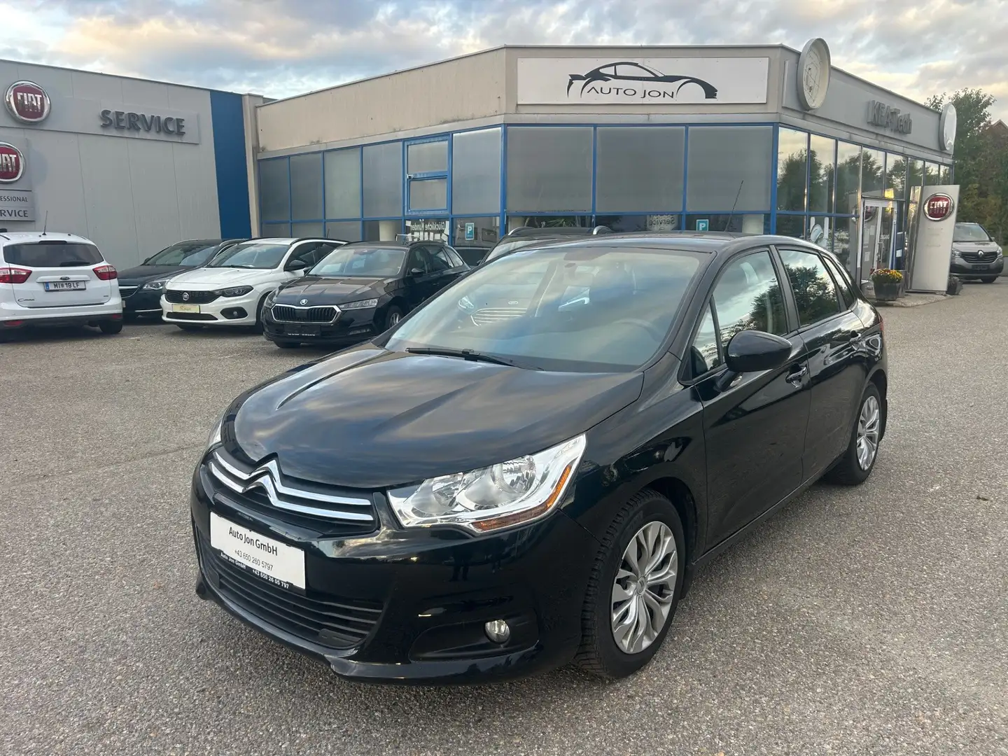 Citroen C4 BlueHDi 100 Flash, 1 Besitz, wenig KM, Klimaanlage Schwarz - 1