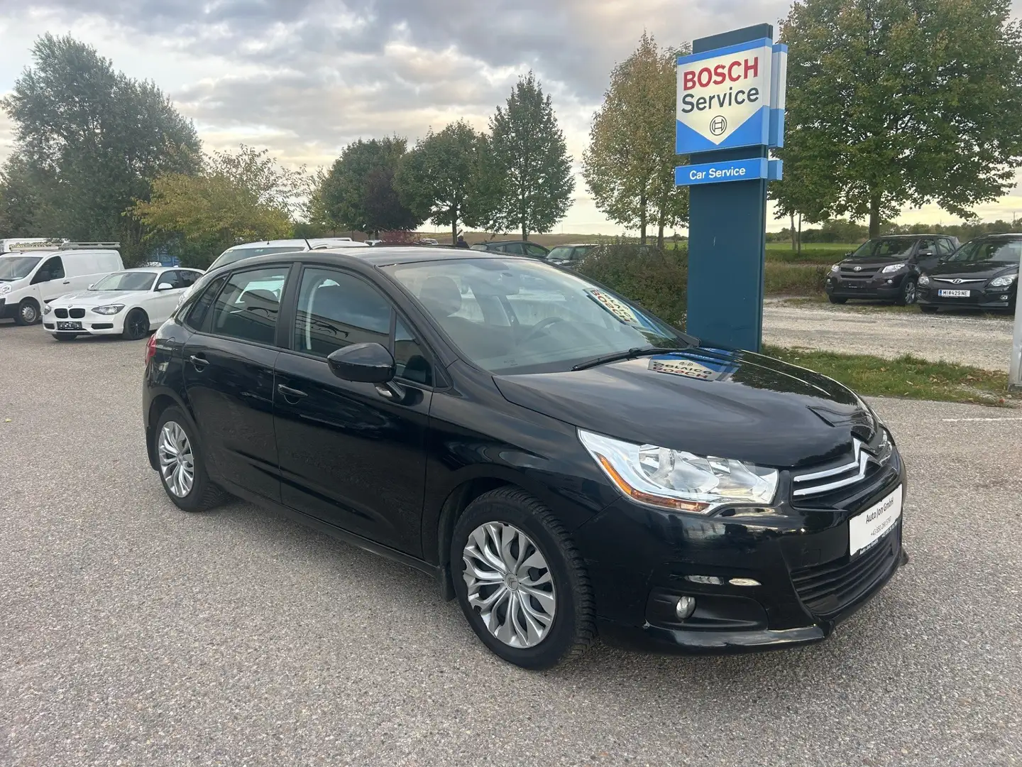 Citroen C4 BlueHDi 100 Flash, 1 Besitz, wenig KM, Klimaanlage Schwarz - 2