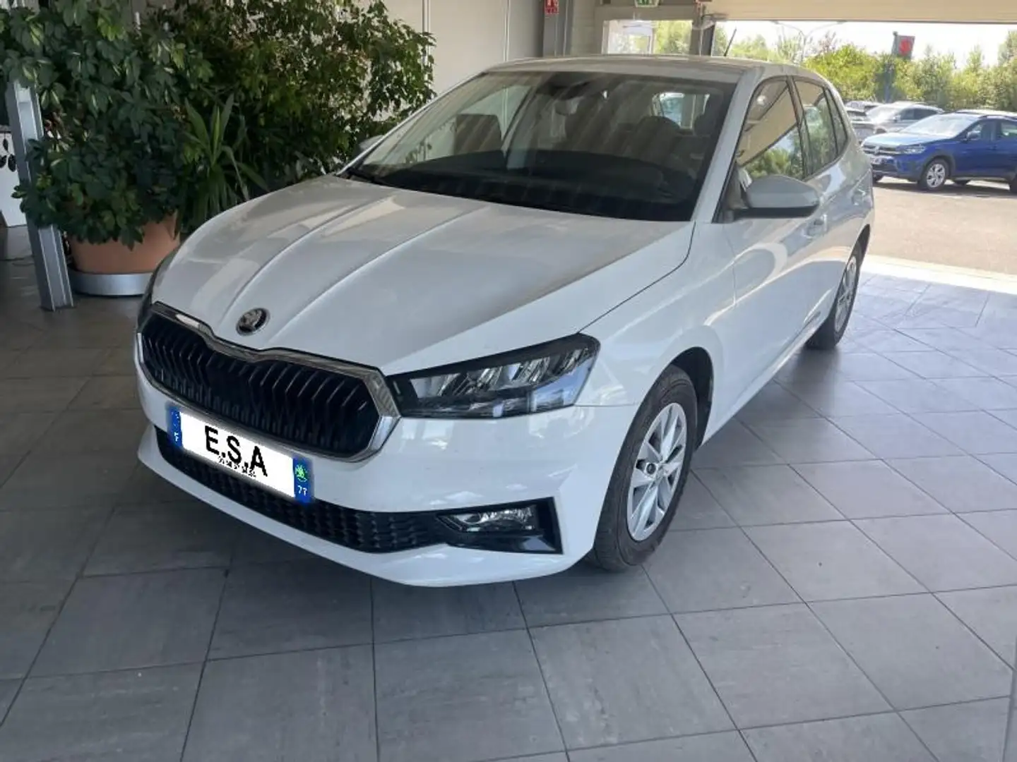 Skoda Fabia 1.0 MPI 65ch Ambition Blanc - 1