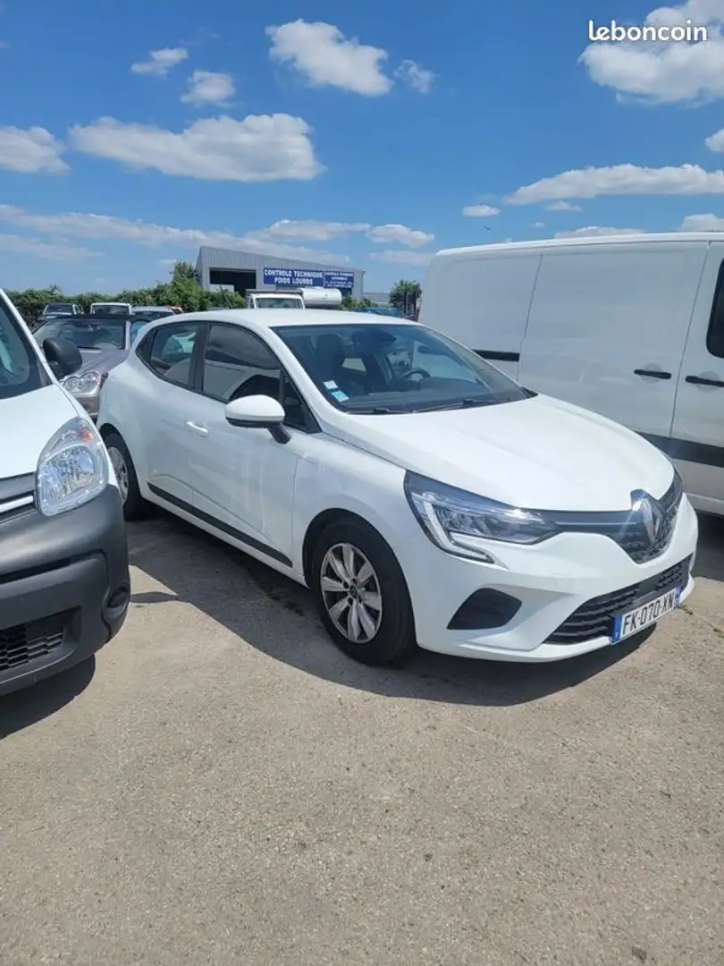 Renault Clio Nouvelle Sté Air Nav Blue dCI 85 Blanc - 1