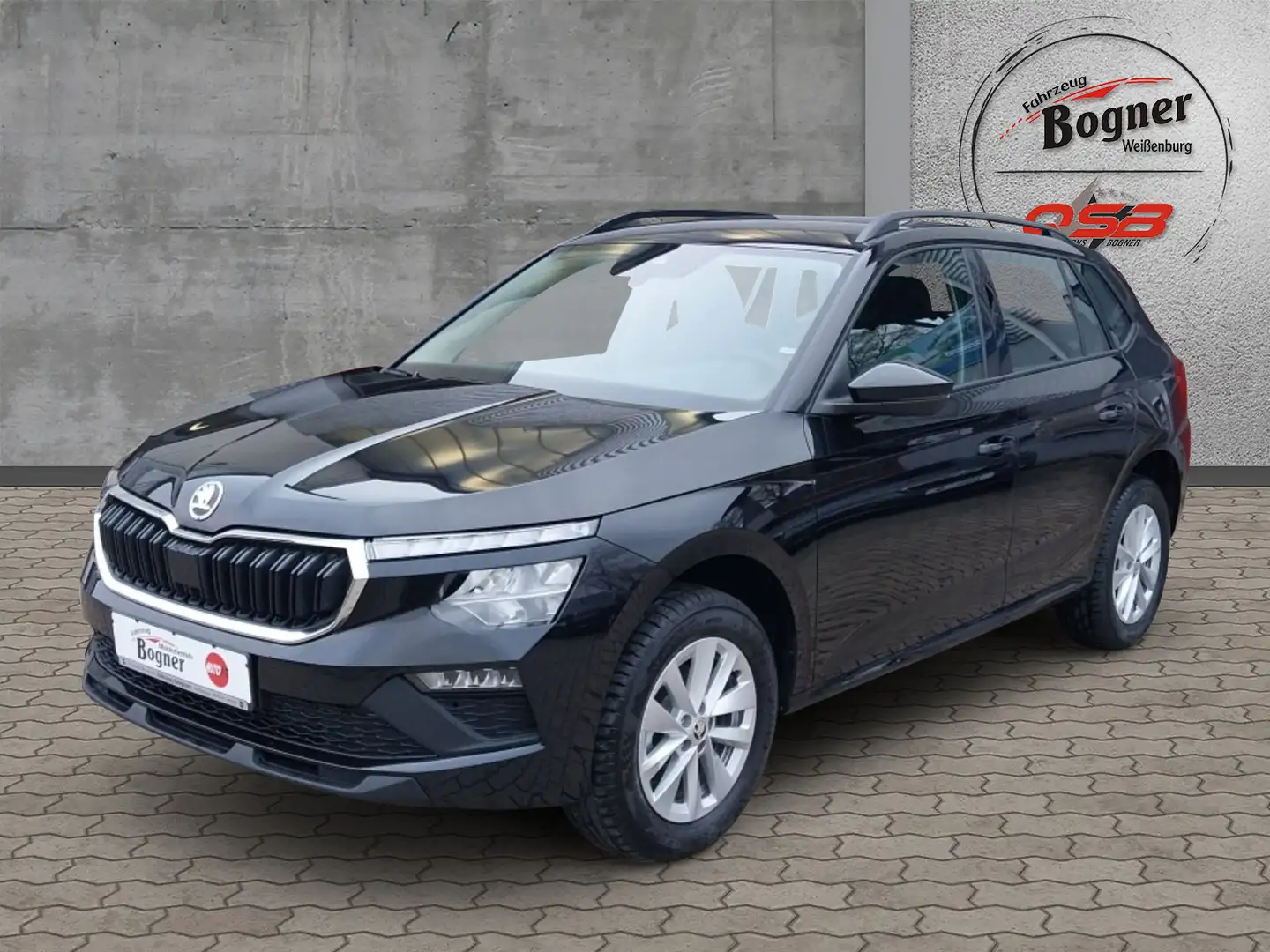 Skoda Kamiq Drive 1.0 TSI DSG AHK LED 5 Jahre Garantie Ebner L Zwart - 1