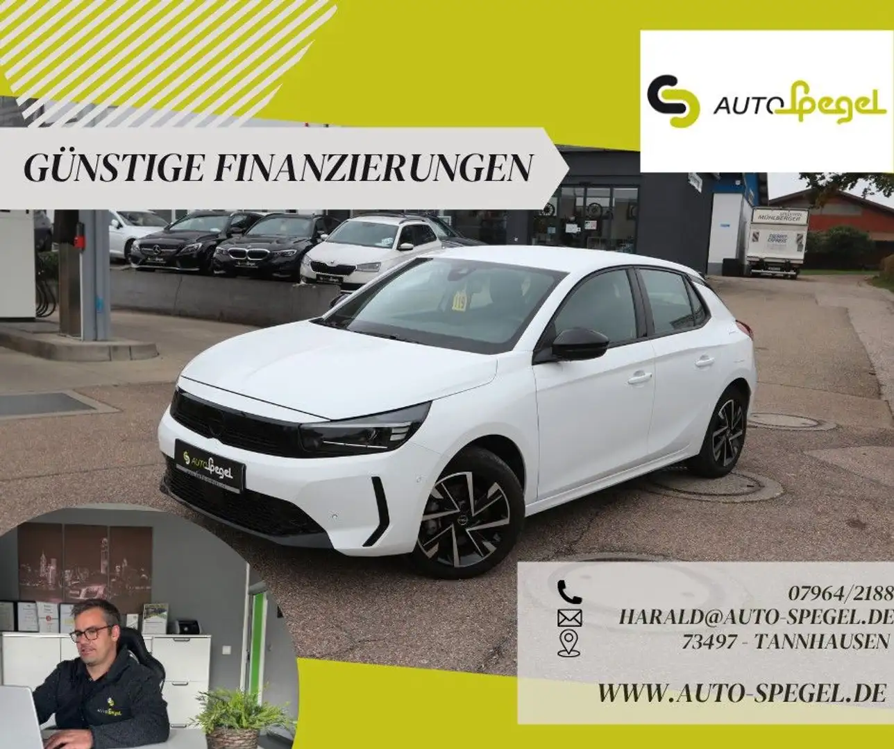 Opel Corsa F GS LED Carplay DAB Kamera MFL Weiß - 1