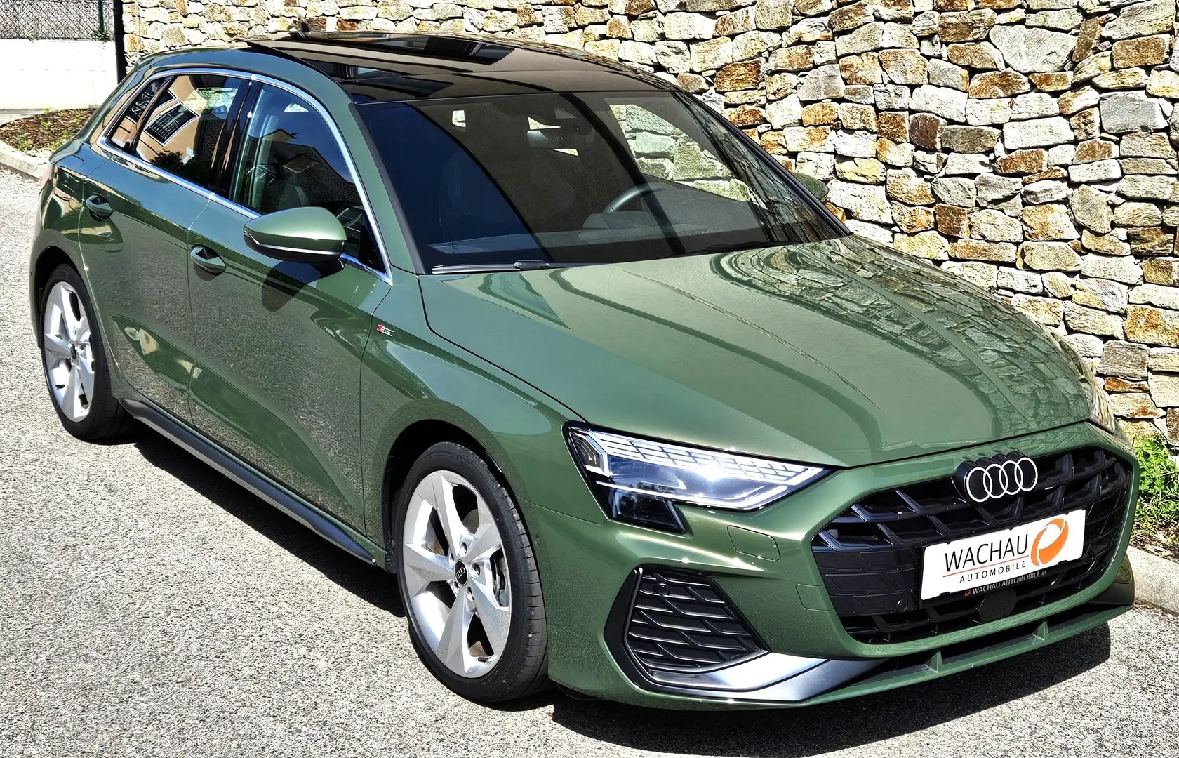 Audi A3 35 TDI S-tronic 3 x S-line*PANO*SONOS*NP: 55.000* Verde - 2