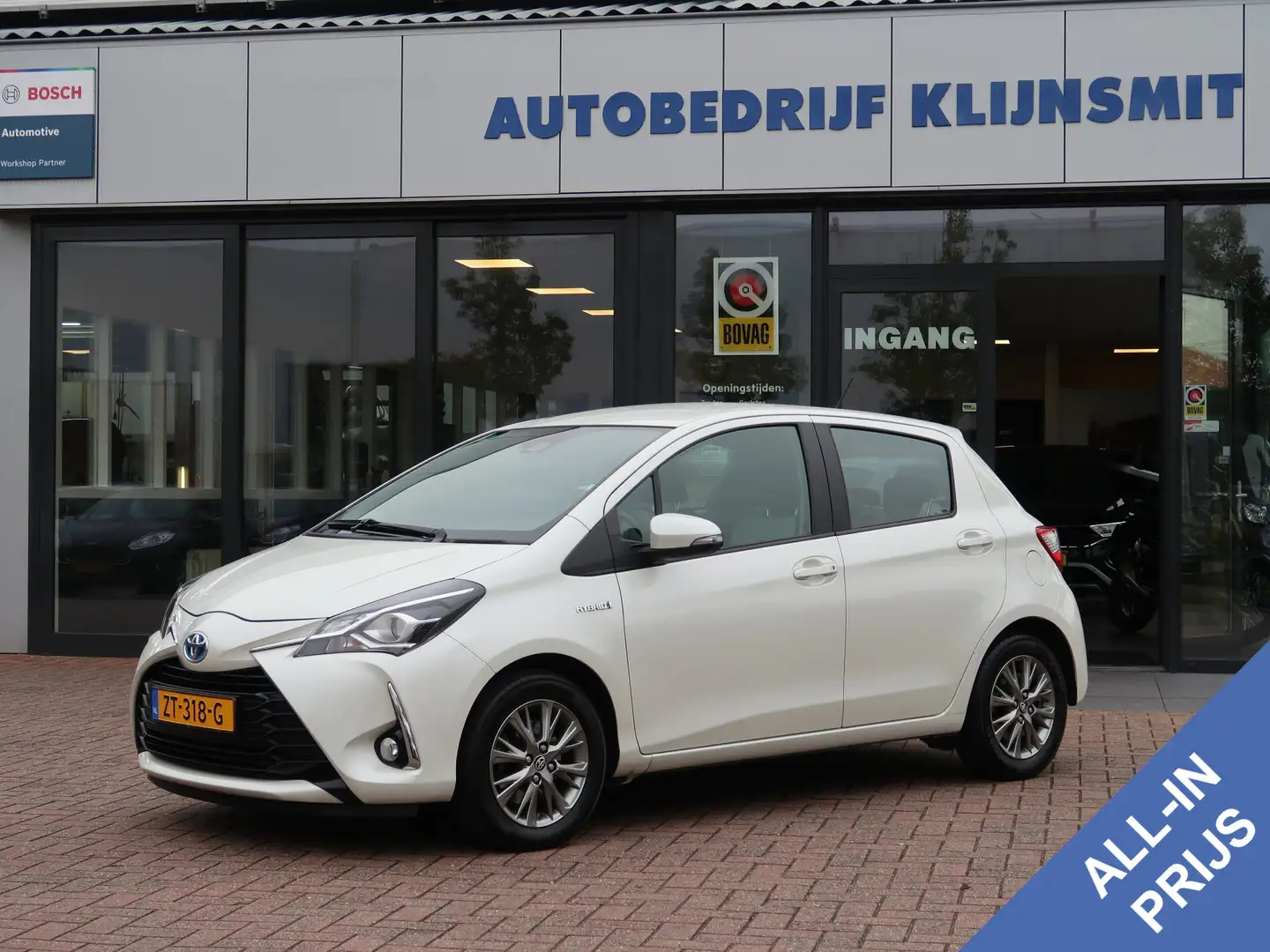 Toyota Yaris 1.5 Hybrid Active | navigatie | parkeercamera | Wit - 1
