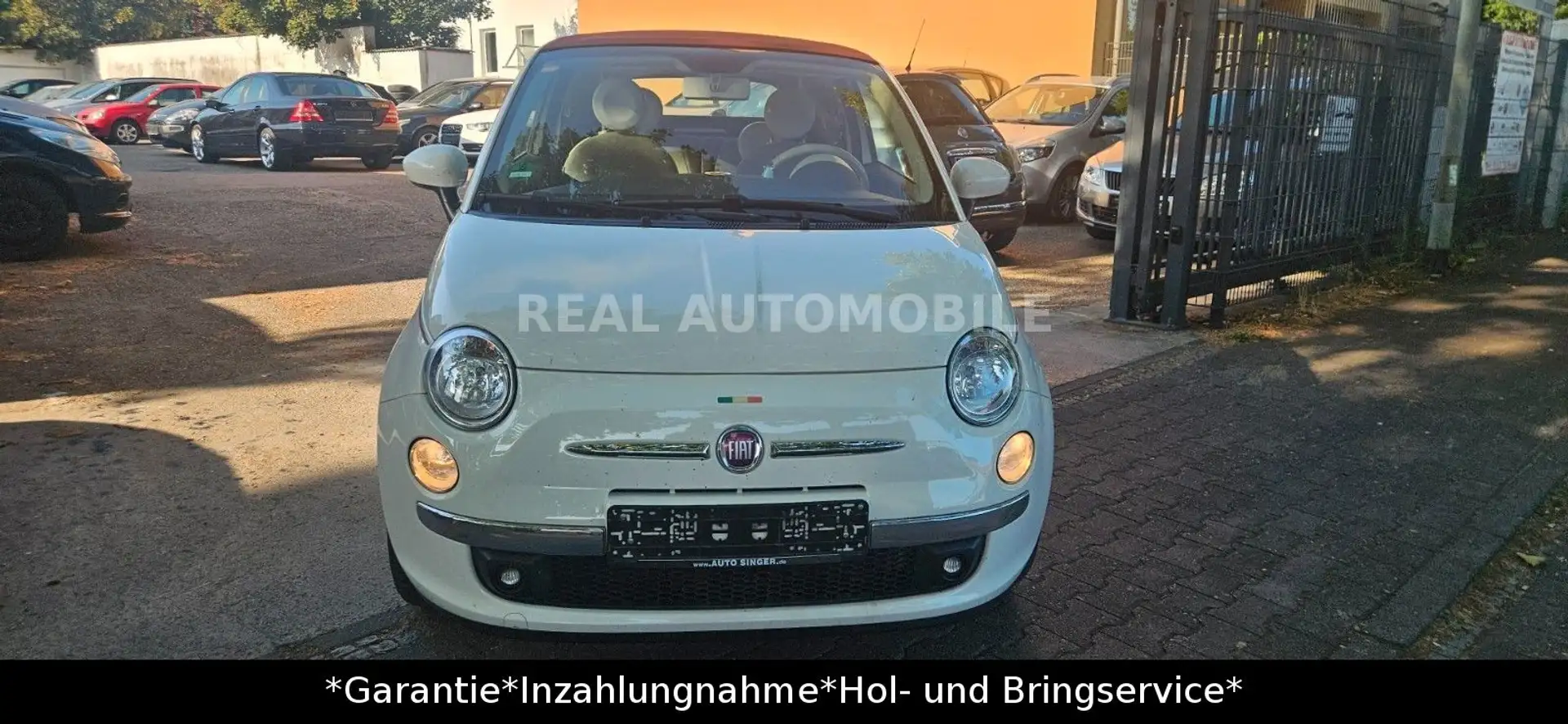 Fiat 500 C Cabrio Lounge *TUV 03/2027*SCHECKHEFT* Wit - 2