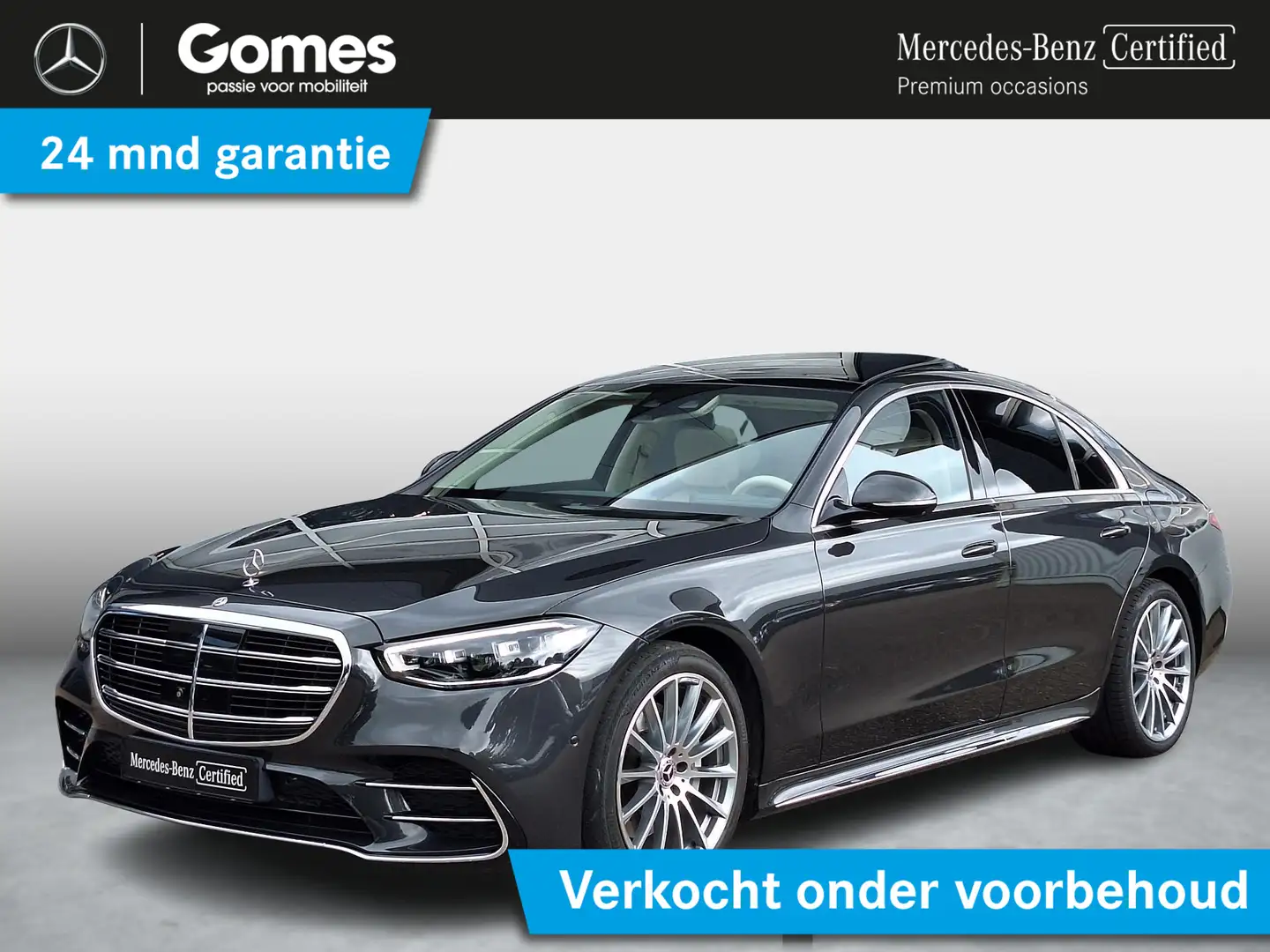 Mercedes-Benz S 450 e AMG Line | Panoramadak | Nappaleder beige | Burm Grigio - 1