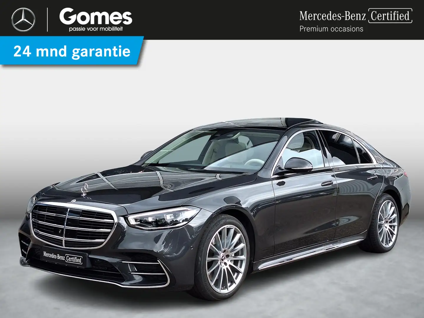 Mercedes-Benz S 450 e AMG Line | Panoramadak | Nappaleder beige | Burm Grijs - 1