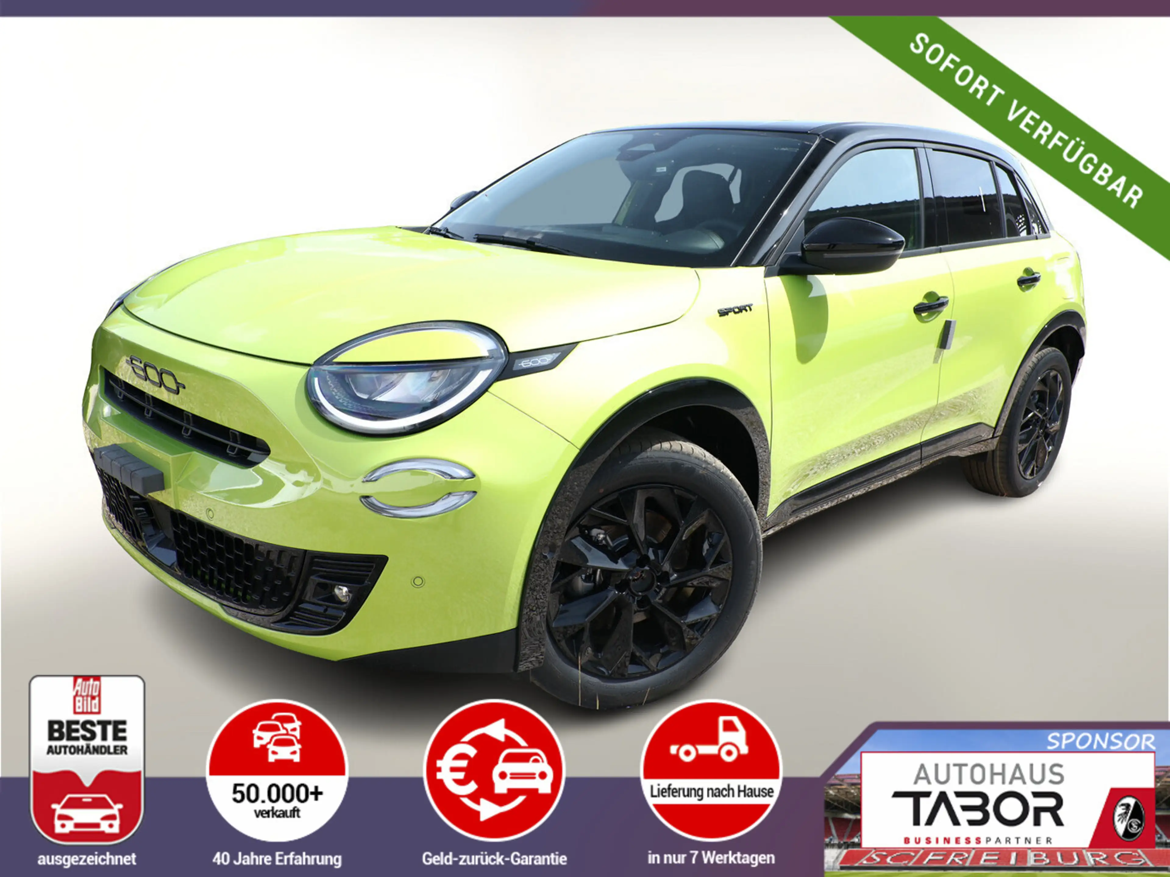 Fiat 600 Hybrid Sport SHZ ACC Kam Keyl PDC UVP-27%*