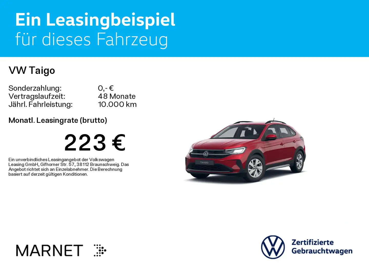 Volkswagen Taigo 1.0 TSI LIFE*AHK*KAMERA*NAVI*LED*PDC*LM*SH Rouge - 2