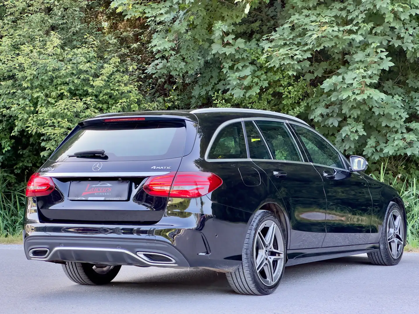 Mercedes-Benz C 220 C 220 T d 4Matic AMG*AUT*ALLRAD*NAVI*LED*LEDER* Fekete - 2