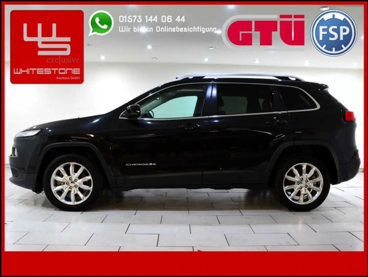 Jeep Cherokee Limited 4WD / 43 Tkm / Gr. Garantie Zwart - 1