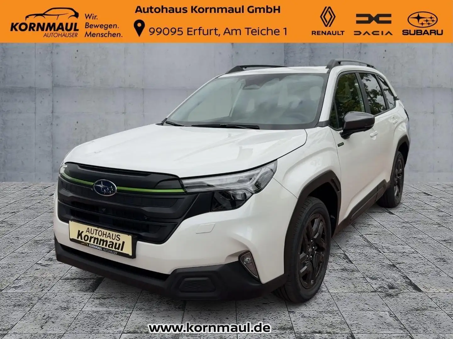 Subaru Forester EDITION Exclusice Cross 2.0ie e-BOXER Navi, elektr. Sitze, Klimaautomatik Weiß - 1