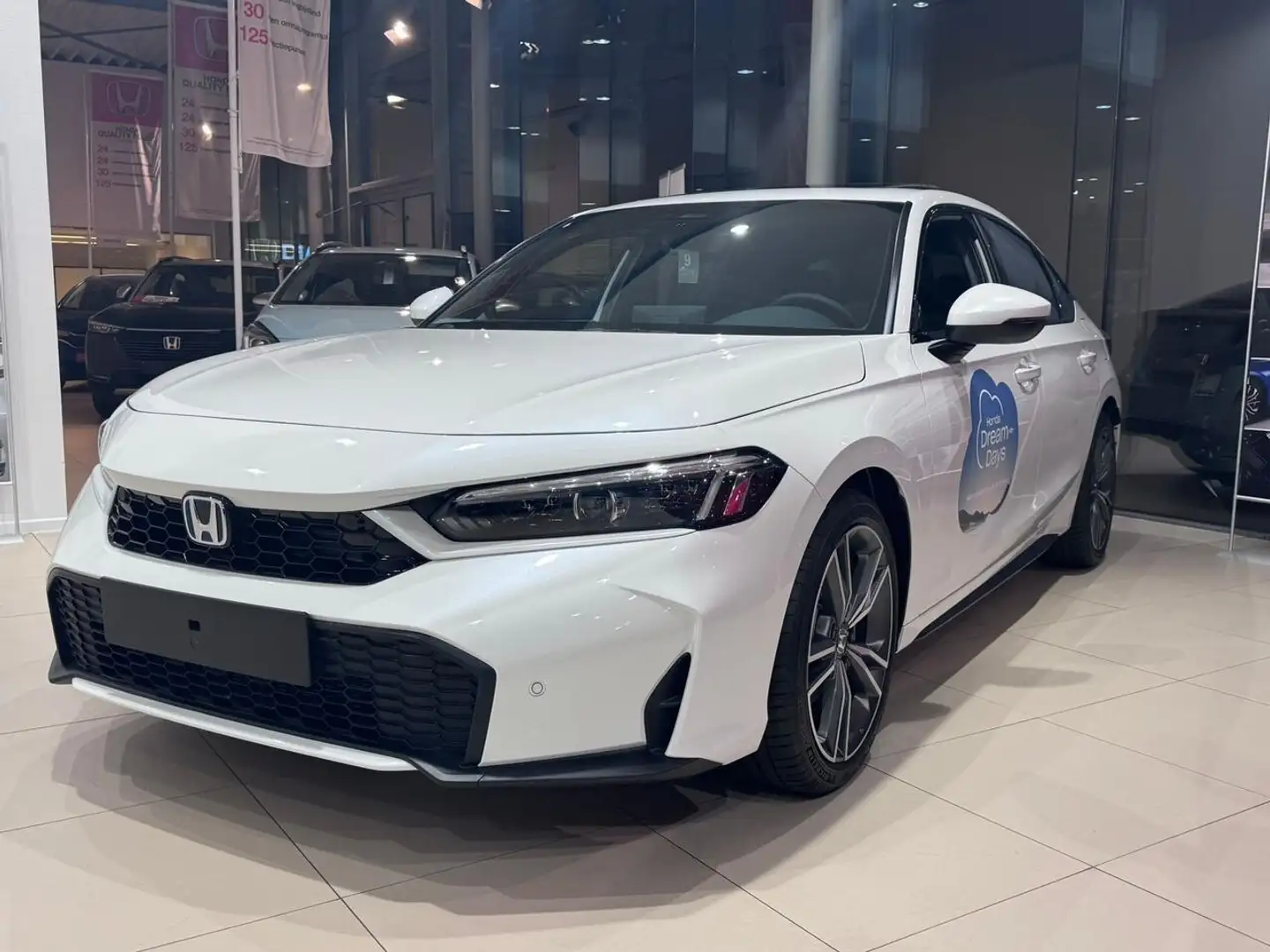 Honda Civic 5D 2.0 CVT Advance Standaard Platinum White P Blanc - 1