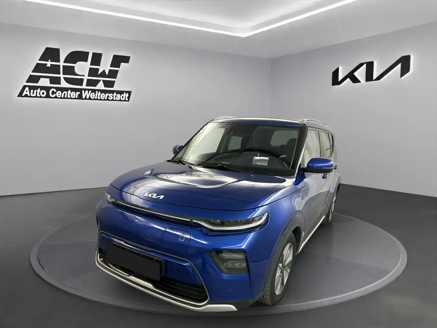 Kia Soul E-SOUL 64kWh SPIRIT 98%SOH LEDER FULL-LED 3-PHASEN Blau - 1