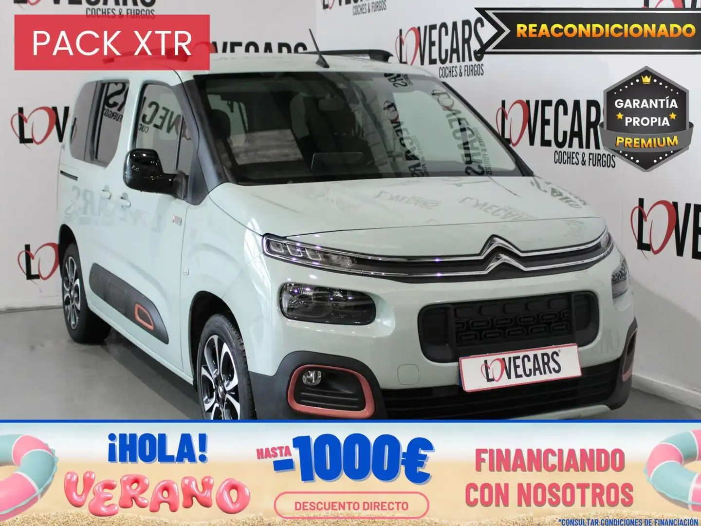 Citroen Berlingo Combi BlueHDi S&S Talla M Shine 100 Verde - 1