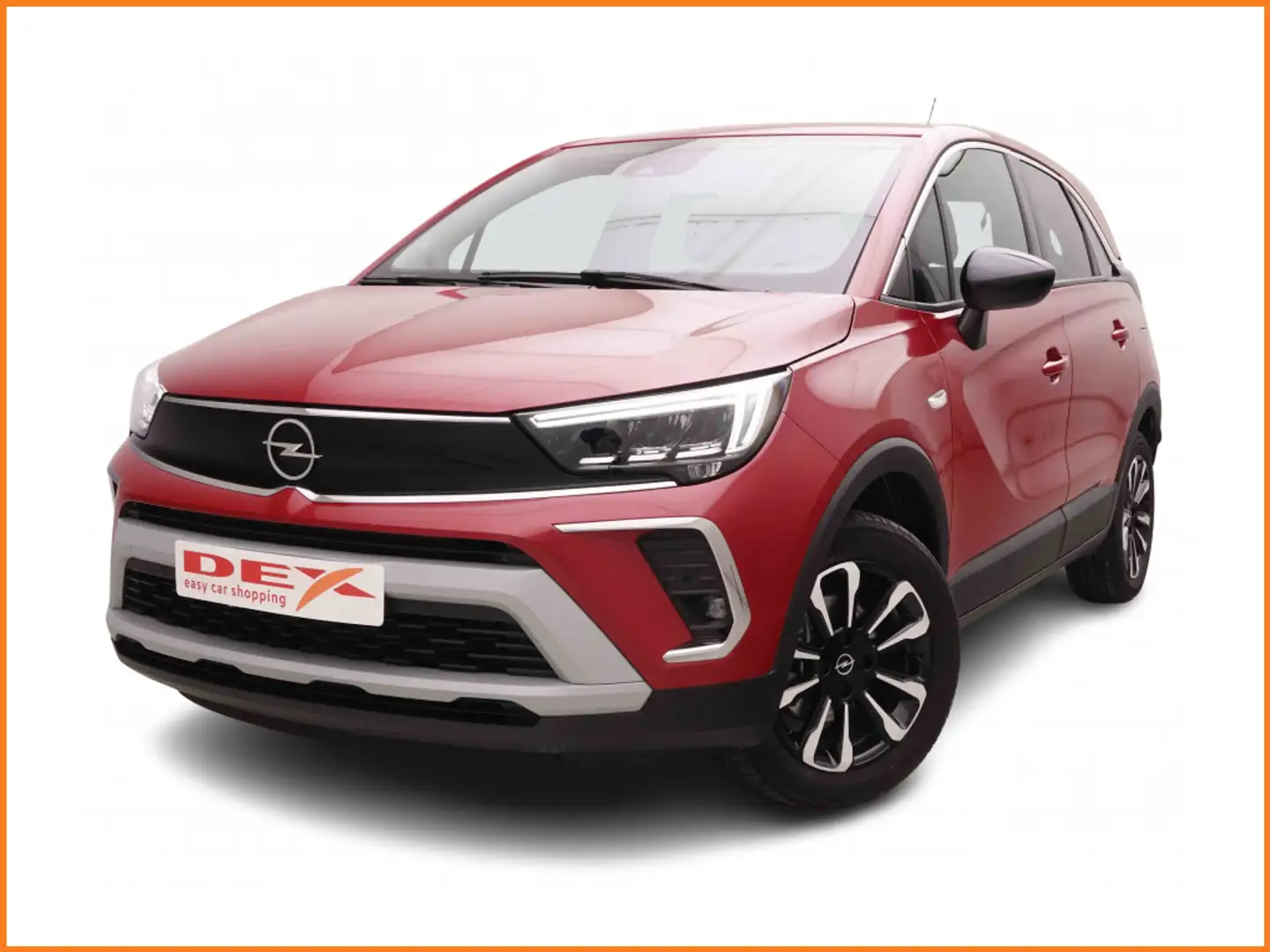 Opel Crossland 1.2 T 110 Elegance + GPS + Camera + LED Lights Rouge - 1