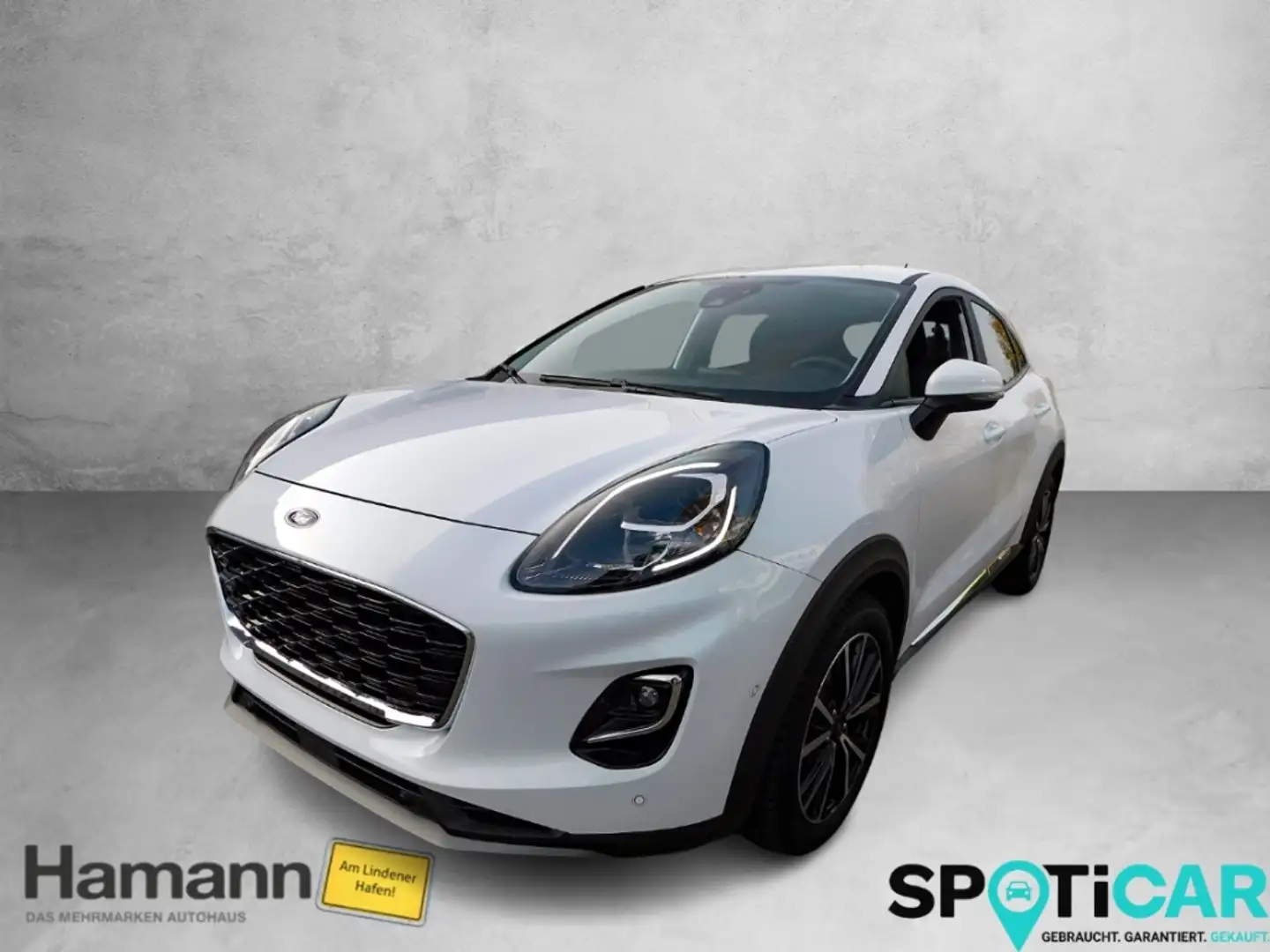 Ford Puma Titanium 1,0 ltr 125PS Automatic Winterpaket Rückf Weiß - 1