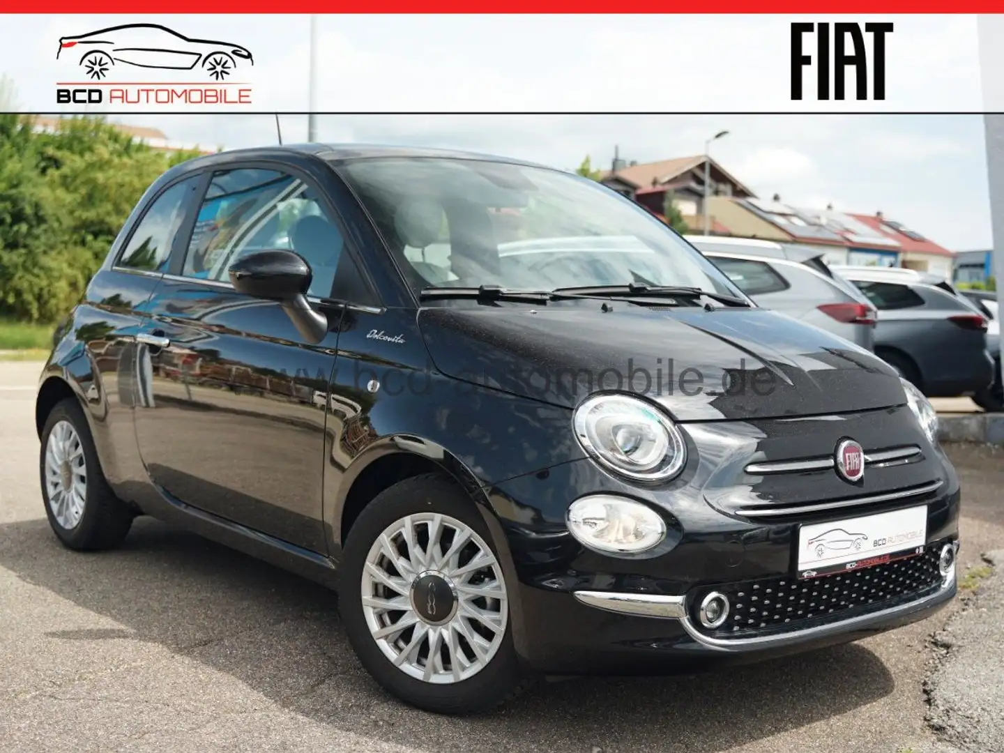 Fiat 500 DolceVita 1.0 GSE Hybrid*PANO*NAVI*APPLE*PDC Noir - 2