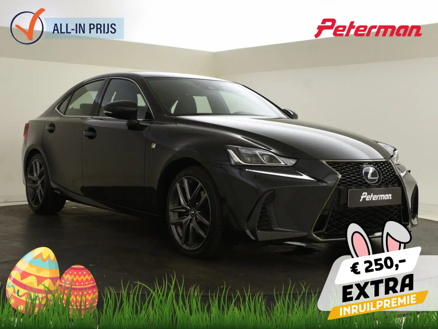 Lexus IS 300 300h Hybrid F-Sport Line | Leder pakket | Memoryfu Schwarz - 1