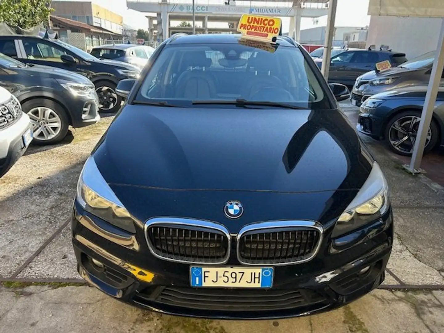 BMW 218 F45 Active Tourer Advantage SOLO 49200 KM PELLE Nero - 2