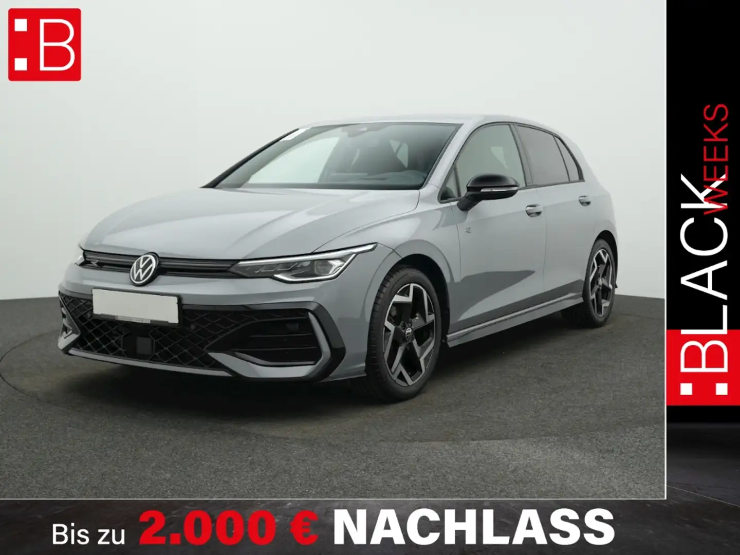 Volkswagen Golf 8 2.0 TDI DSG R-Line Black Style AHK LED+ Grau - 1