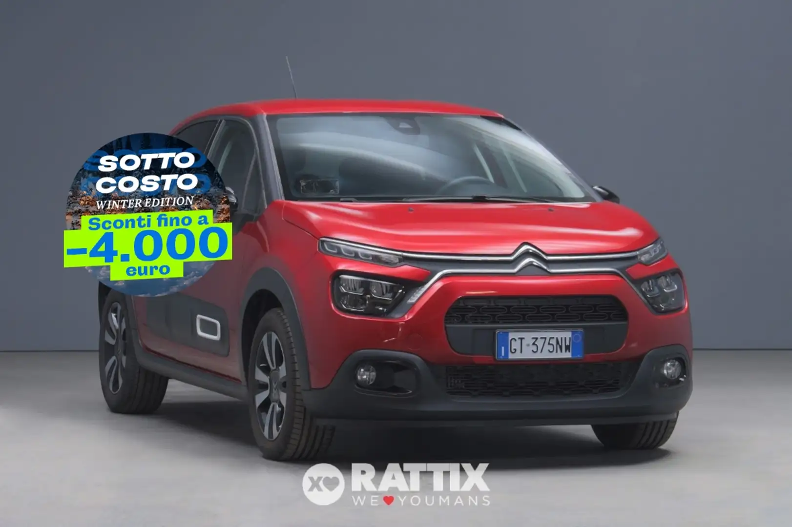 Citroen C3 1.2 Puretech 110CV Max Rosso - 1