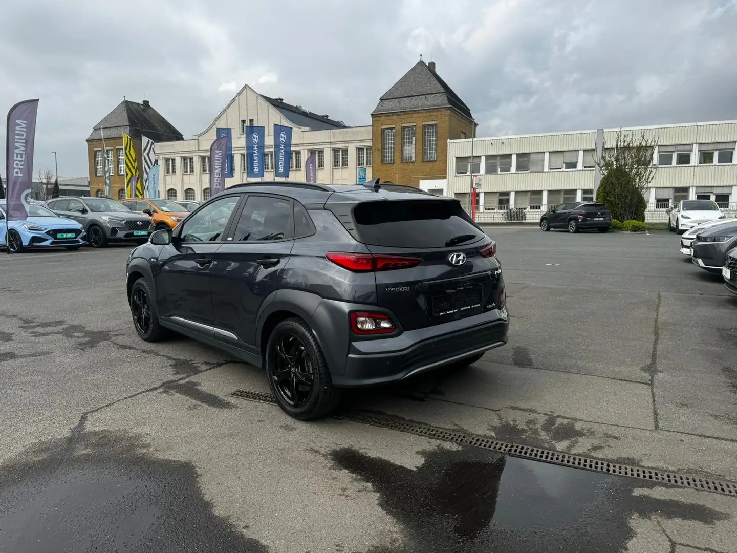 Hyundai KONA Premium Elektro 2WD Grigio - 2