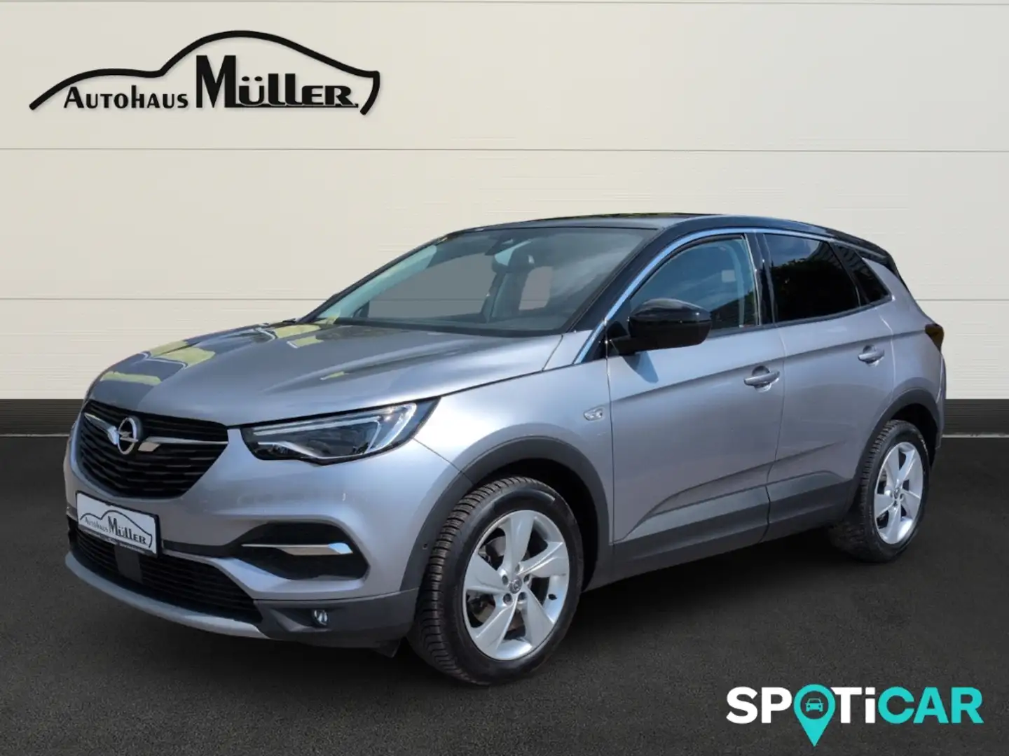 Opel Grandland INNOVATION 1.2 Turbo Panorama Navi LED Dyn. Kurven Gris - 1