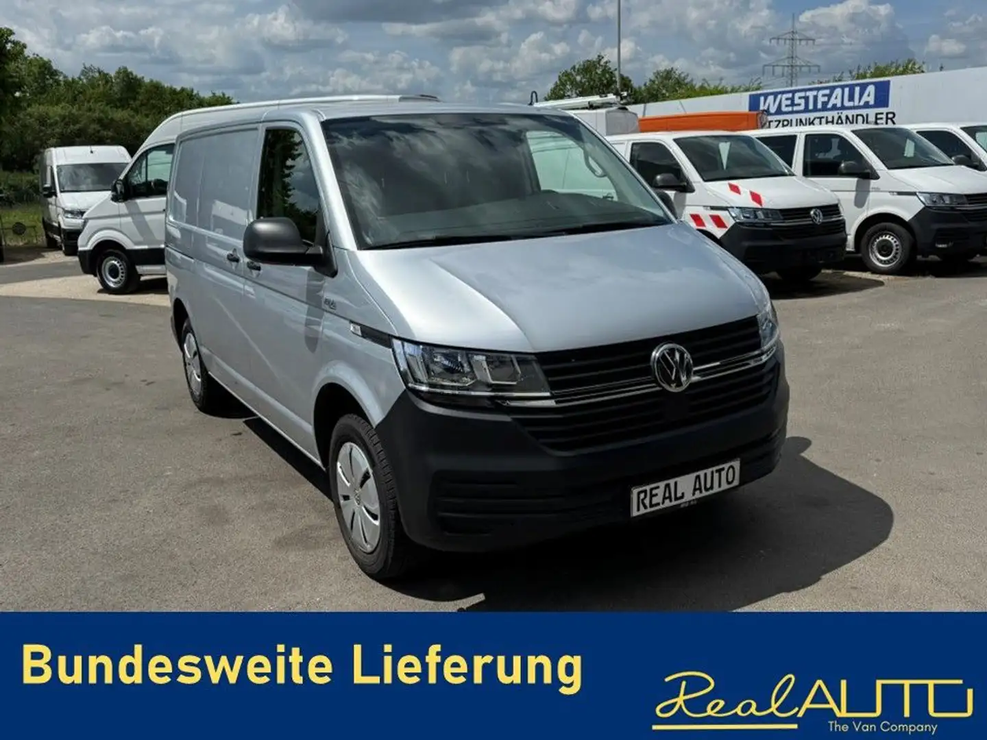 Volkswagen T6 Transporter 6.1 Kasten 2.0TDI AHK*Klima*PDC Silber - 1