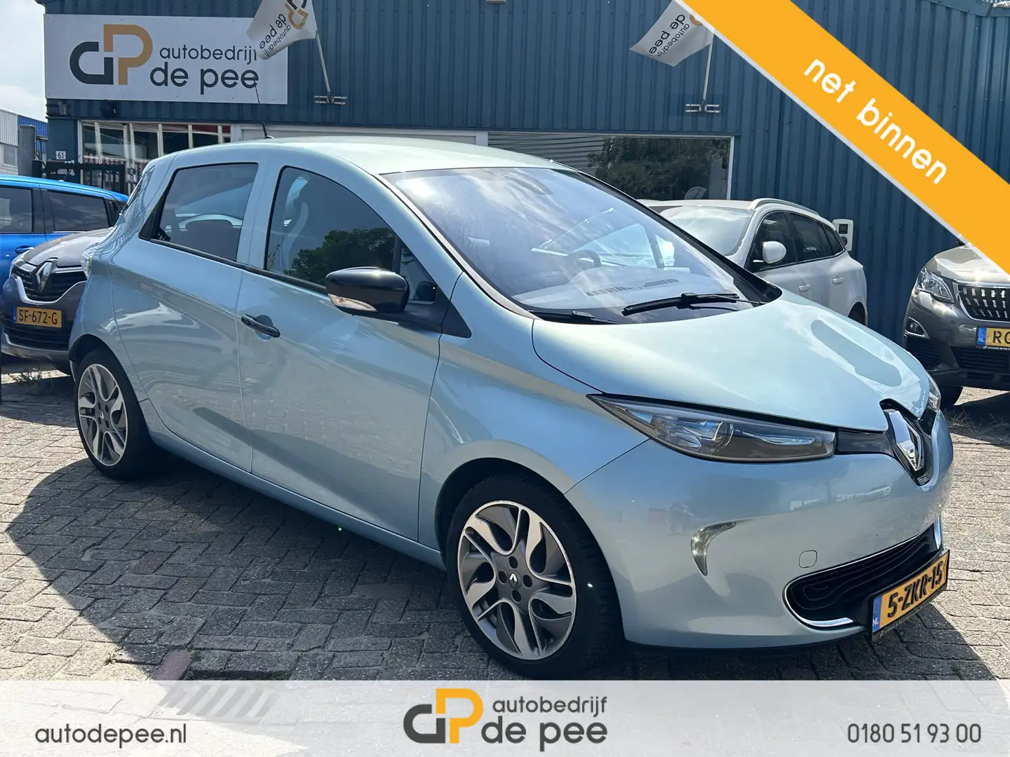 Renault ZOE Q210 Zen Quickcharge 22 kWh (ex Accu) CLIMA/NAVI/C Blauw - 1