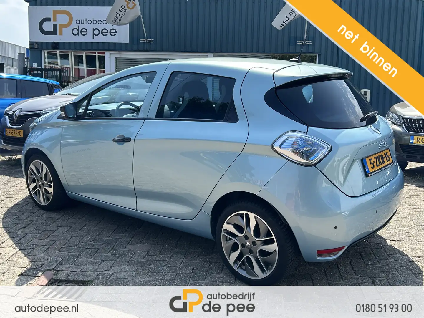 Renault ZOE Q210 Zen Quickcharge 22 kWh (ex Accu) CLIMA/NAVI/C Blauw - 2