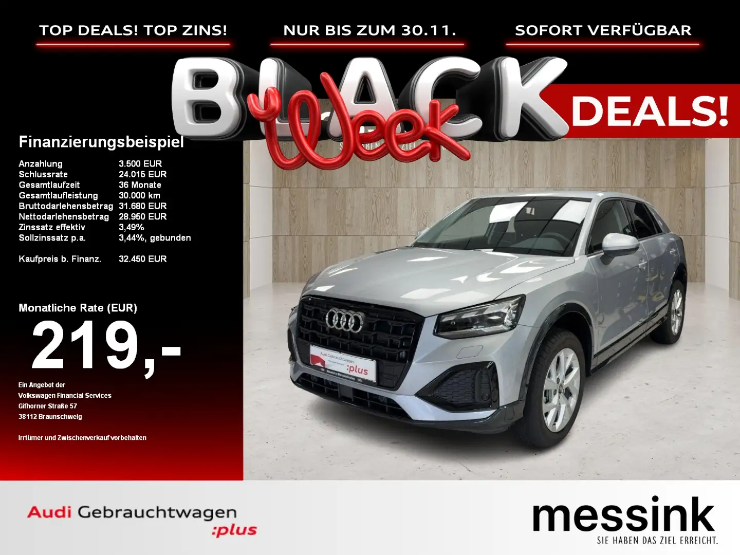 Audi Q2 advanced 35 TFSI *Matrix*Navi*AHK* Zilver - 1