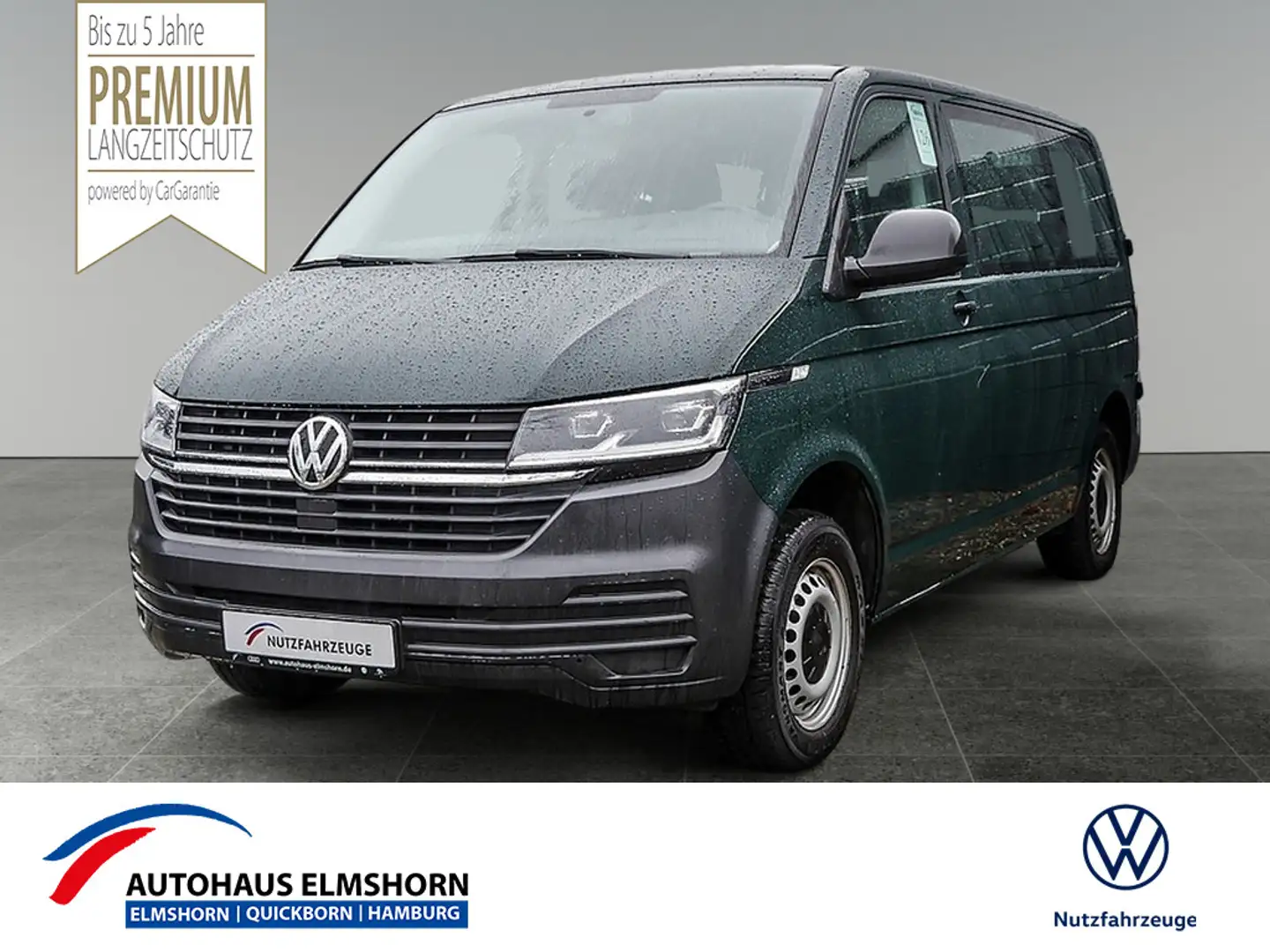 Volkswagen T6.1 Transporter Kombi KLIMA AHK Grün - 1