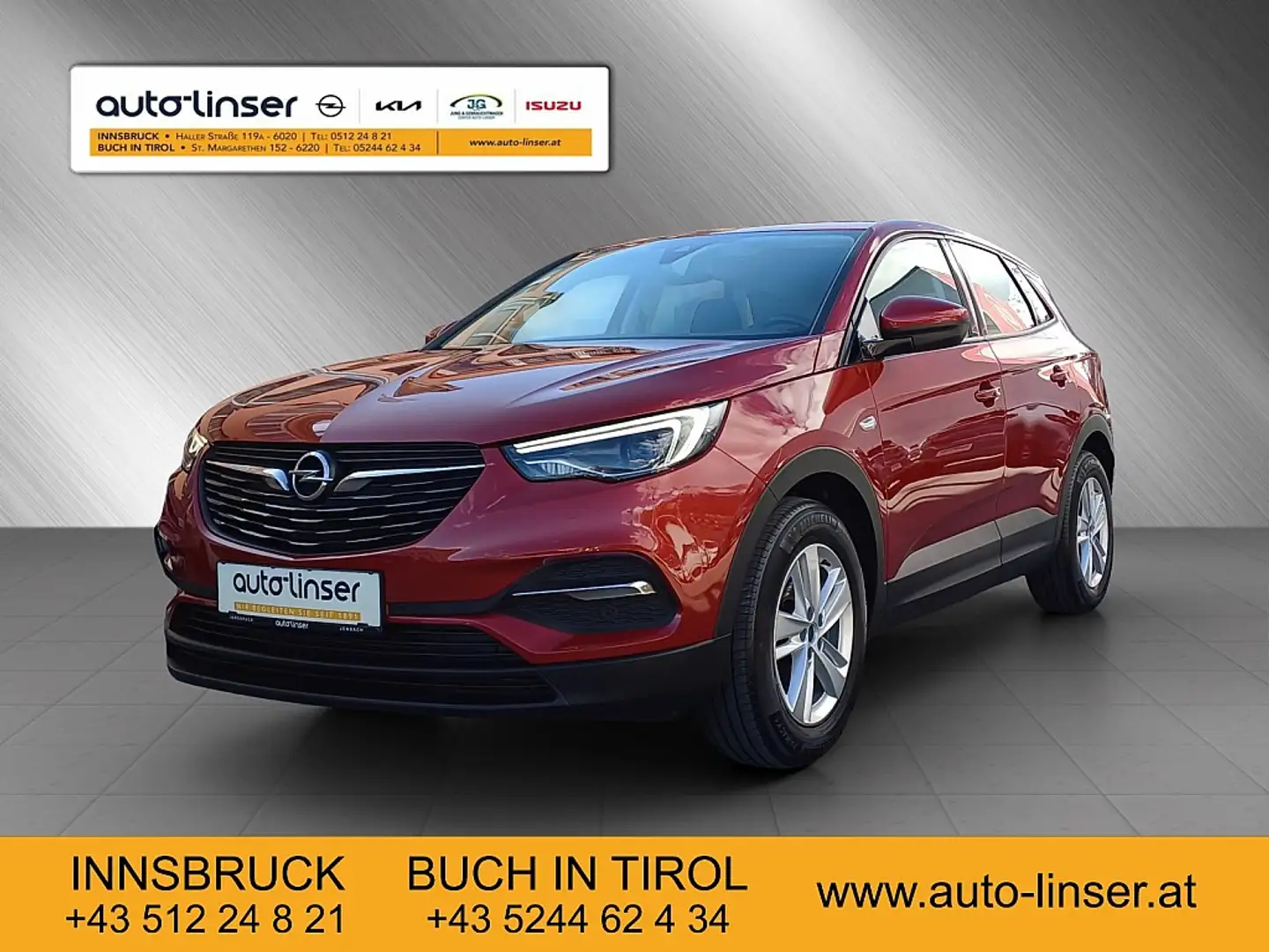 Opel Grandland X 1,2 Turbo Direct Injection Edition Start/Stop Rot - 1