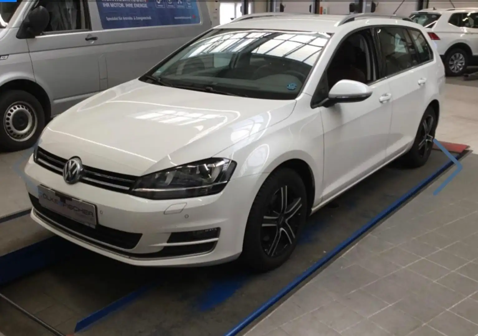 Volkswagen Golf VII 1.4 TSI Variant Highline/Leder/Navi Weiß - 1