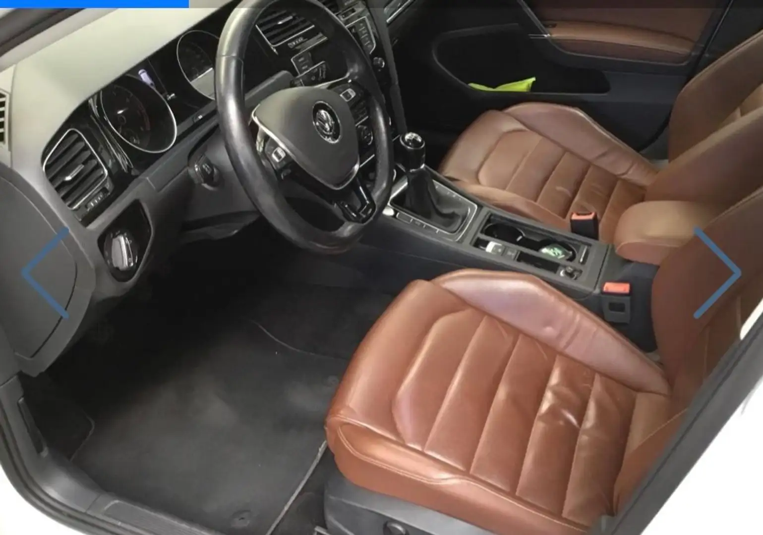 Volkswagen Golf VII 1.4 TSI Variant Highline/Leder/Navi Weiß - 2