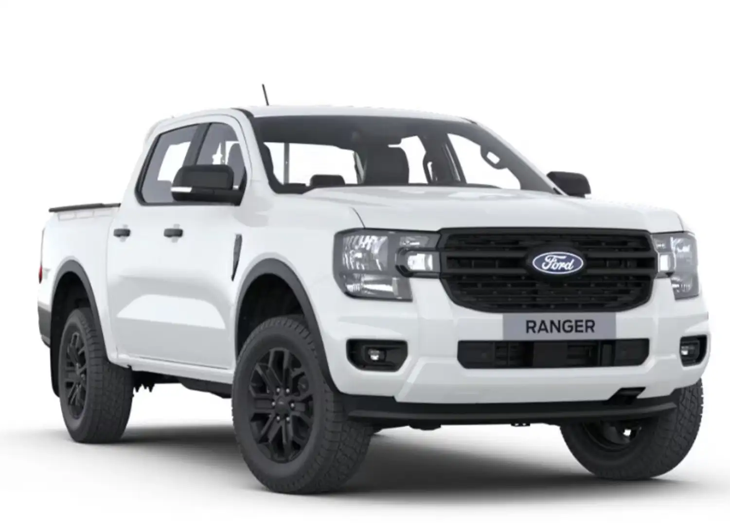 Ford Ranger Doppelkabine XLT 2.3L EcoBoost PHEV Weiß - 1