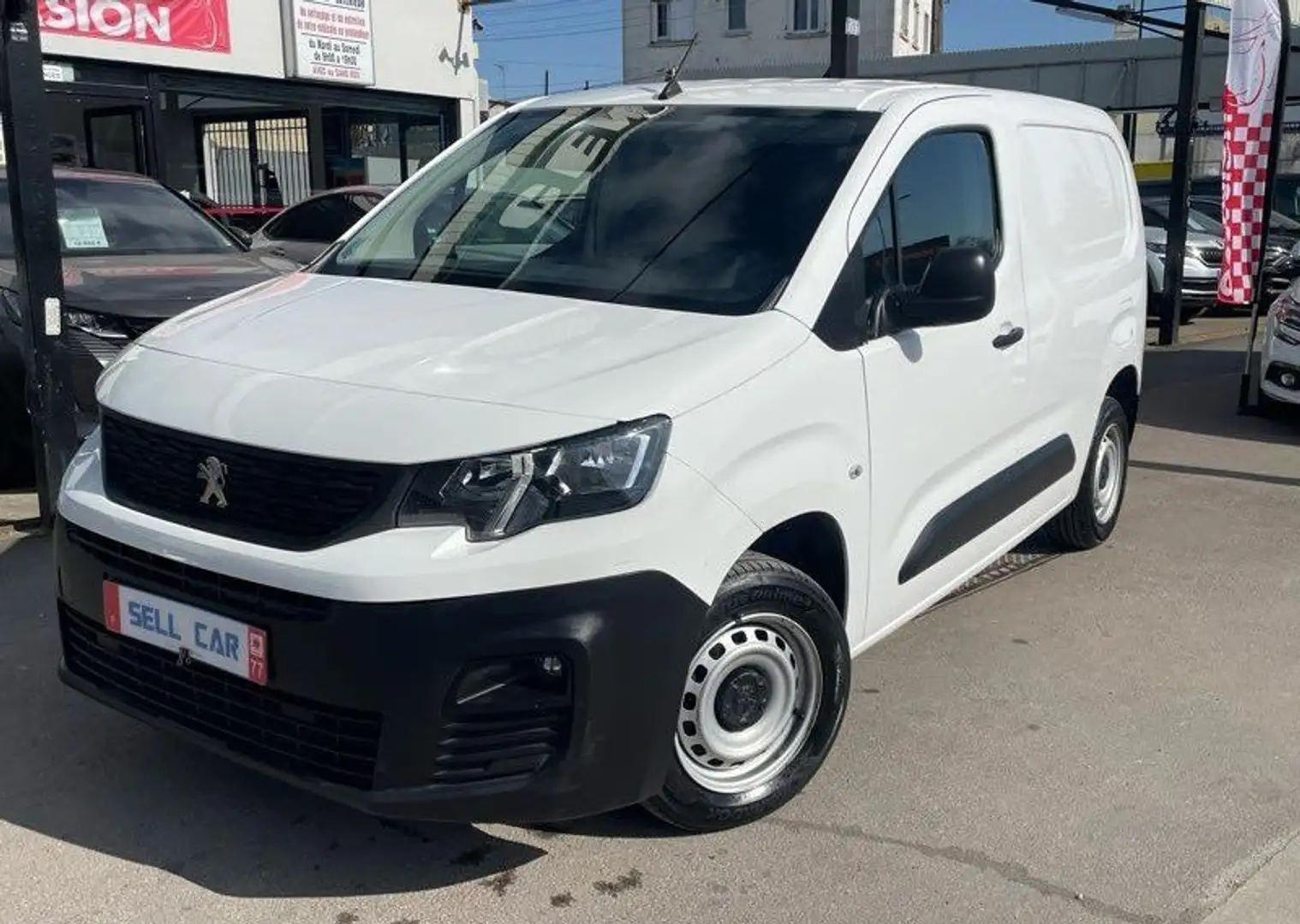 Peugeot Partner 1.5 bluehdi Premium Standard 9583 H.T Blanc - 1