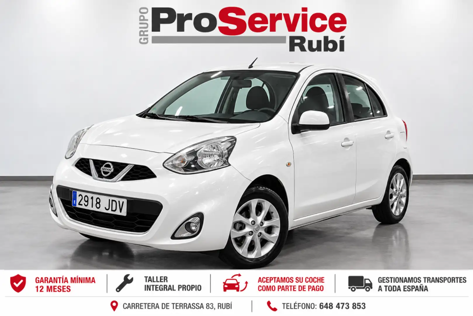 Nissan Micra 1.2 Acenta Blanco - 1