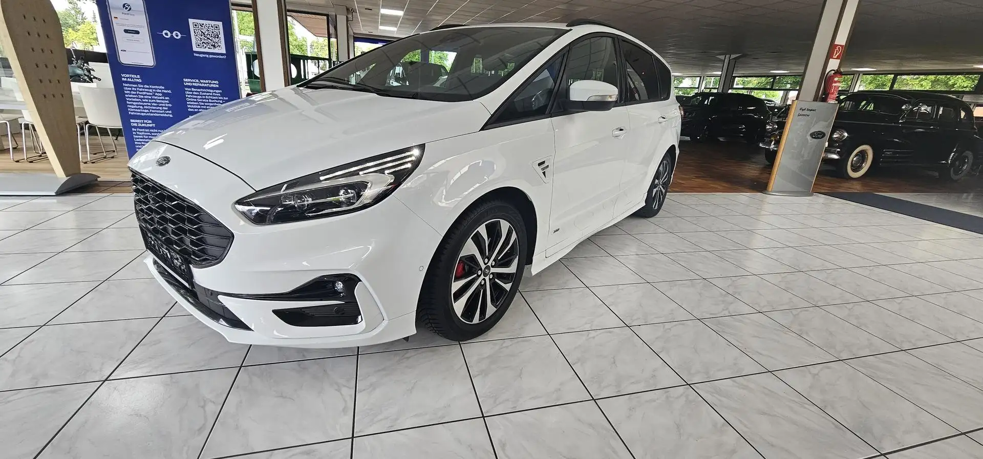 Ford S-Max 2.0 EcoBlue Allrad Aut. ST-LINE ACC AHK LED 140 kW Bianco - 1