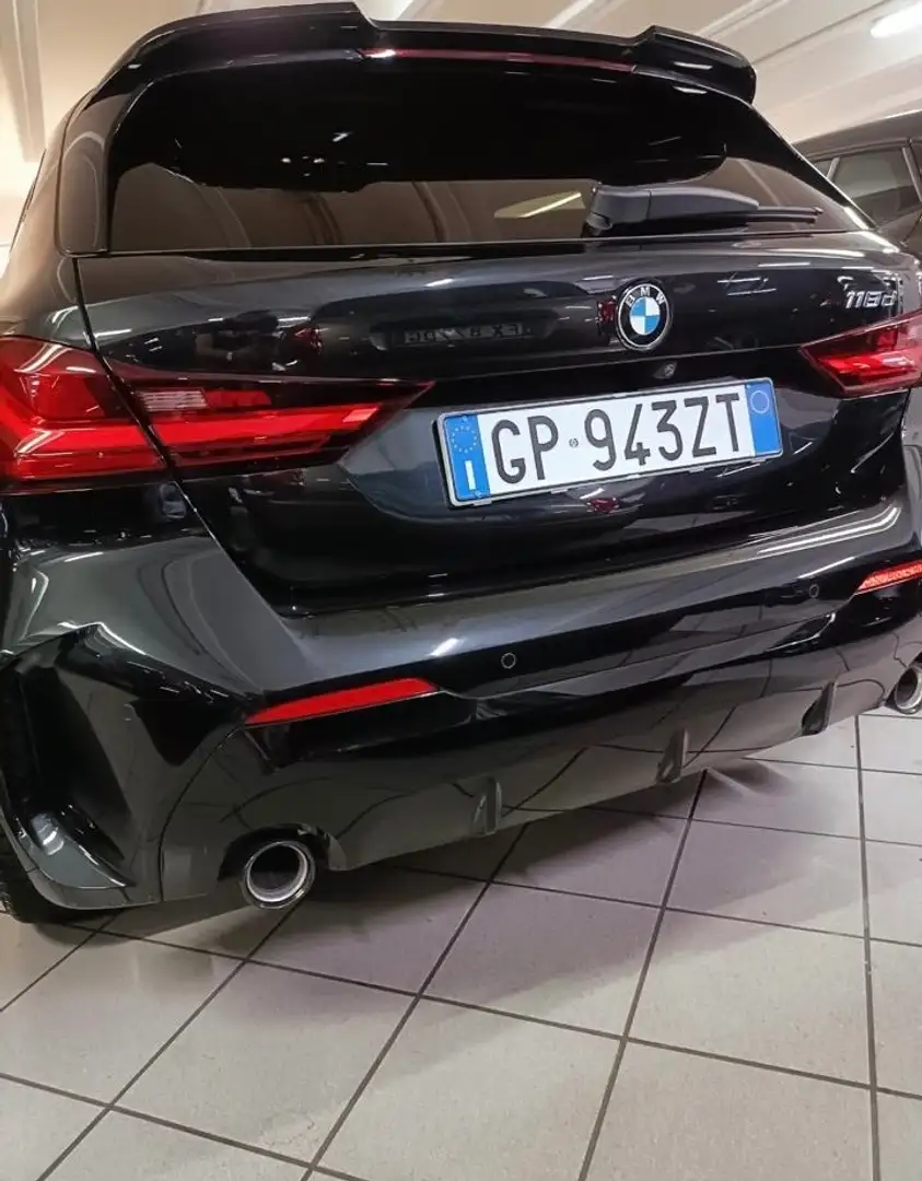 BMW 118 Serie 1 F40 118d Msport auto Nero - 2