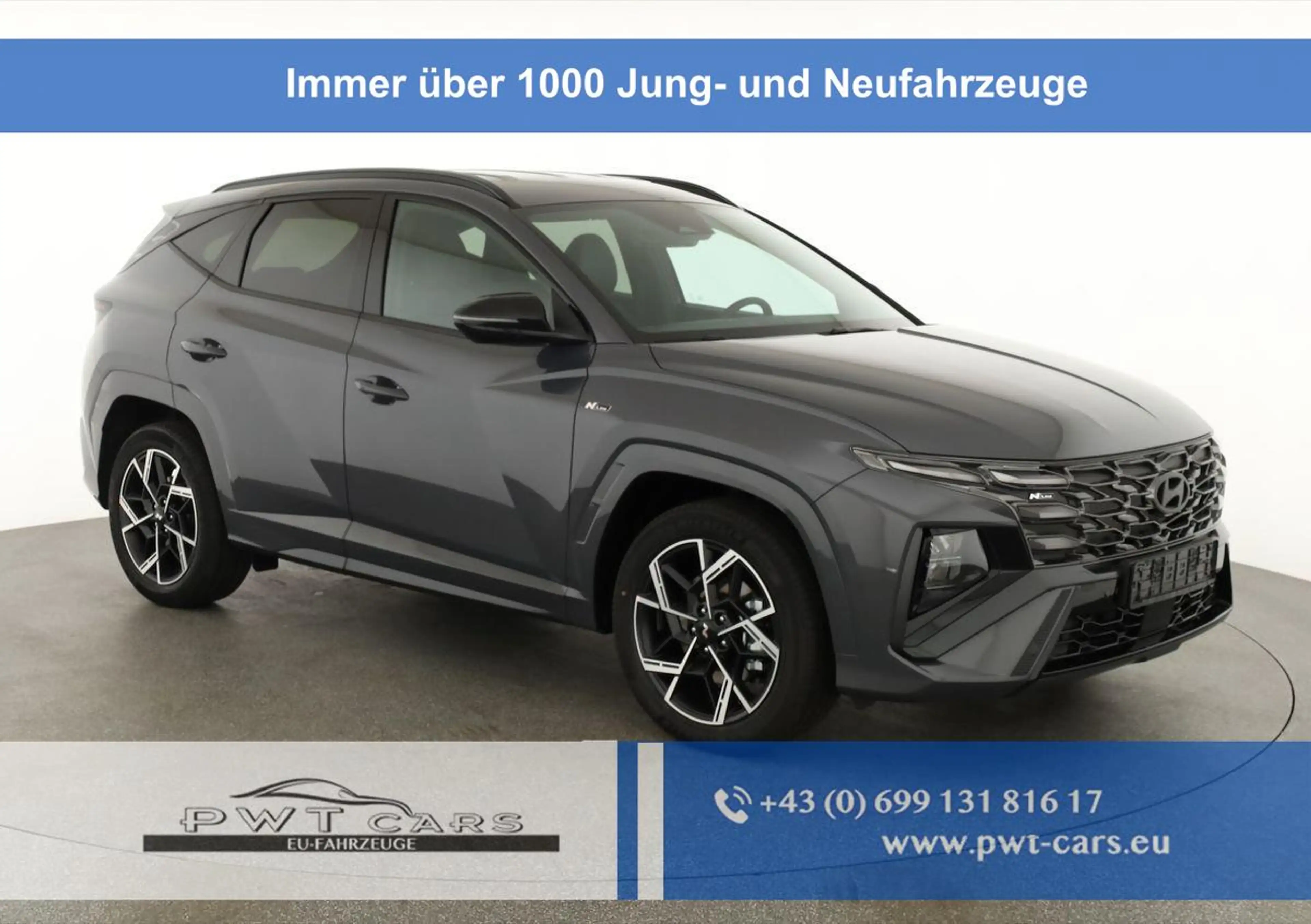 Hyundai TUCSON 1.6 T-GDI DCT 4WD N-LINE, el. Klappe, Teilleder...